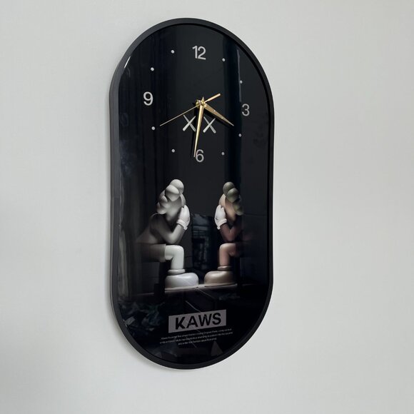 KAWS Double Companions Wall Clock, Fashionable KAWS Wall Clock Unique Room Decor - Picture 7 of 9
